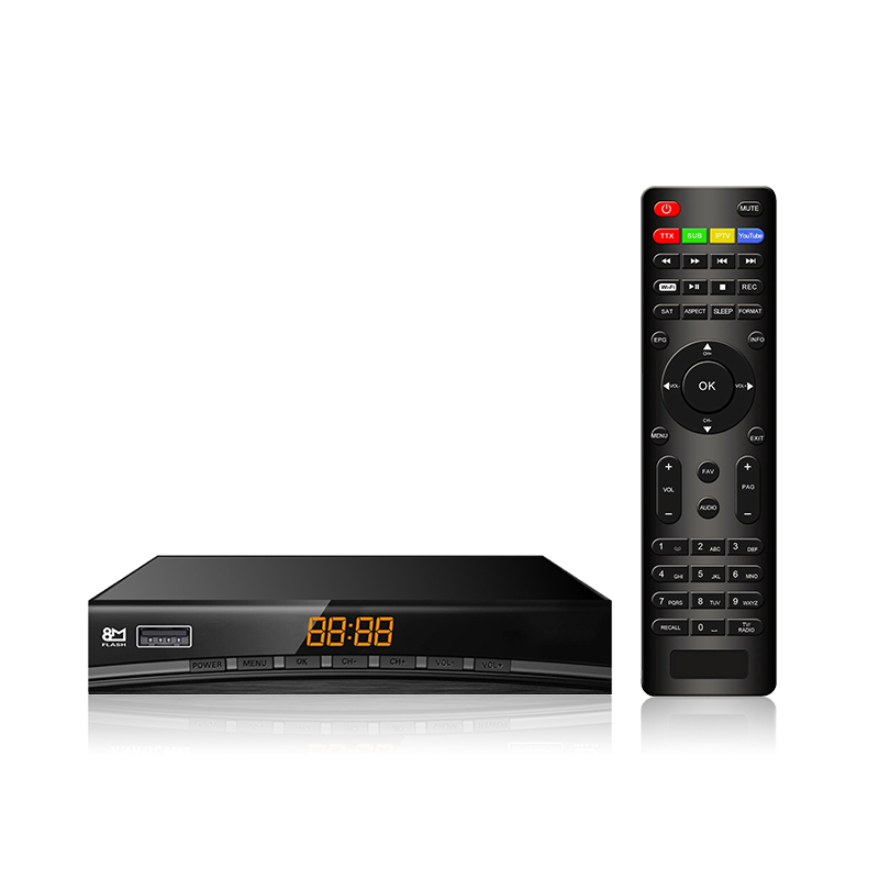ตัวรับสัญญาณ DVB-S2 เมทัล-12 ขนาด 168 มม.