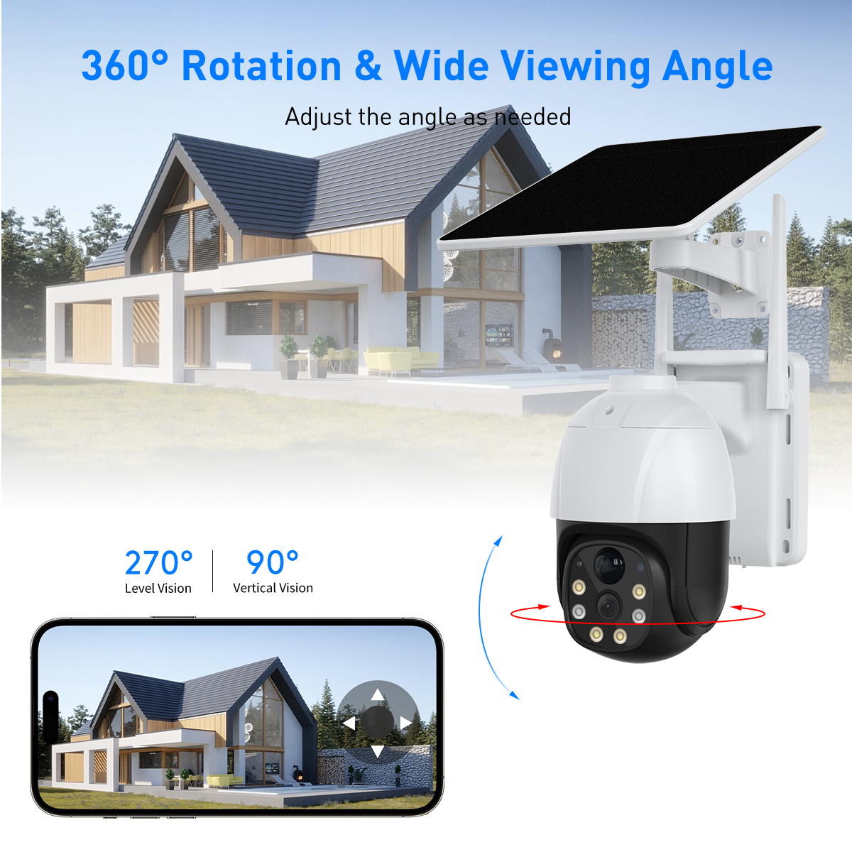 V380 RVP5 Plus 4G Solar 2MP Waterproof Outdoor IPC supplier