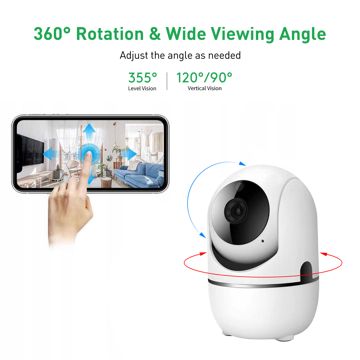 Tuya RP3 WiFi 2MP/4MP Indoor Dome PTZ IPC factory