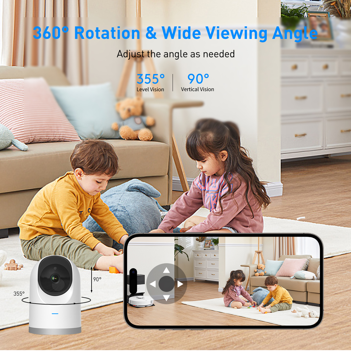 Tuya RP7 WiFi 2MP/4MP Indoor Dome PTZ IPC supplier