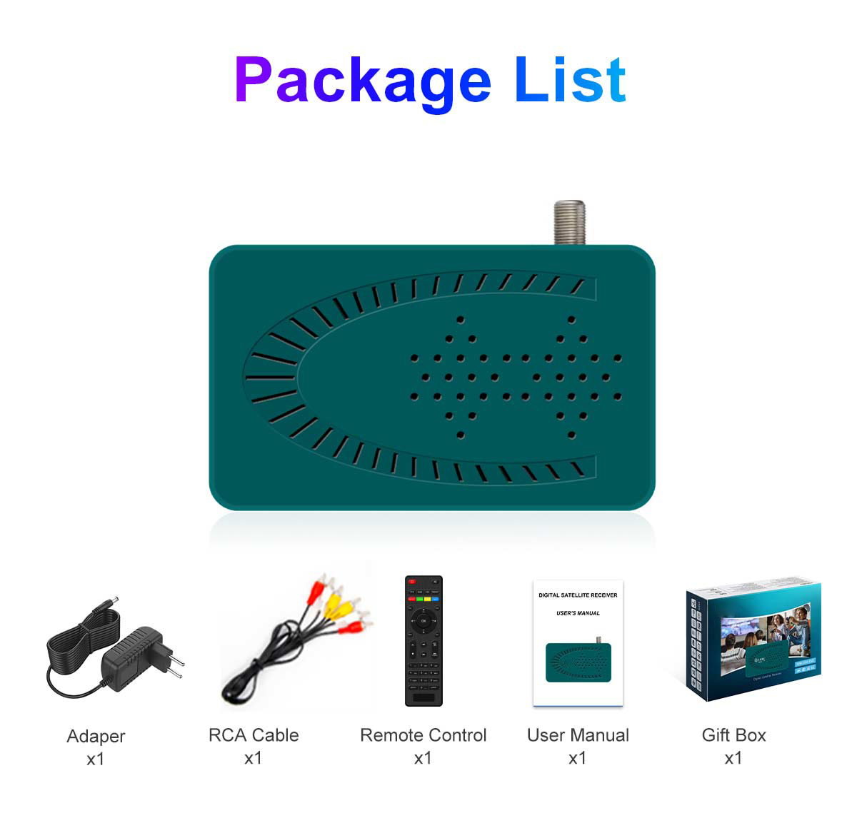 Mini-6 120mm Mini DVB-S2 Receiver manufacture