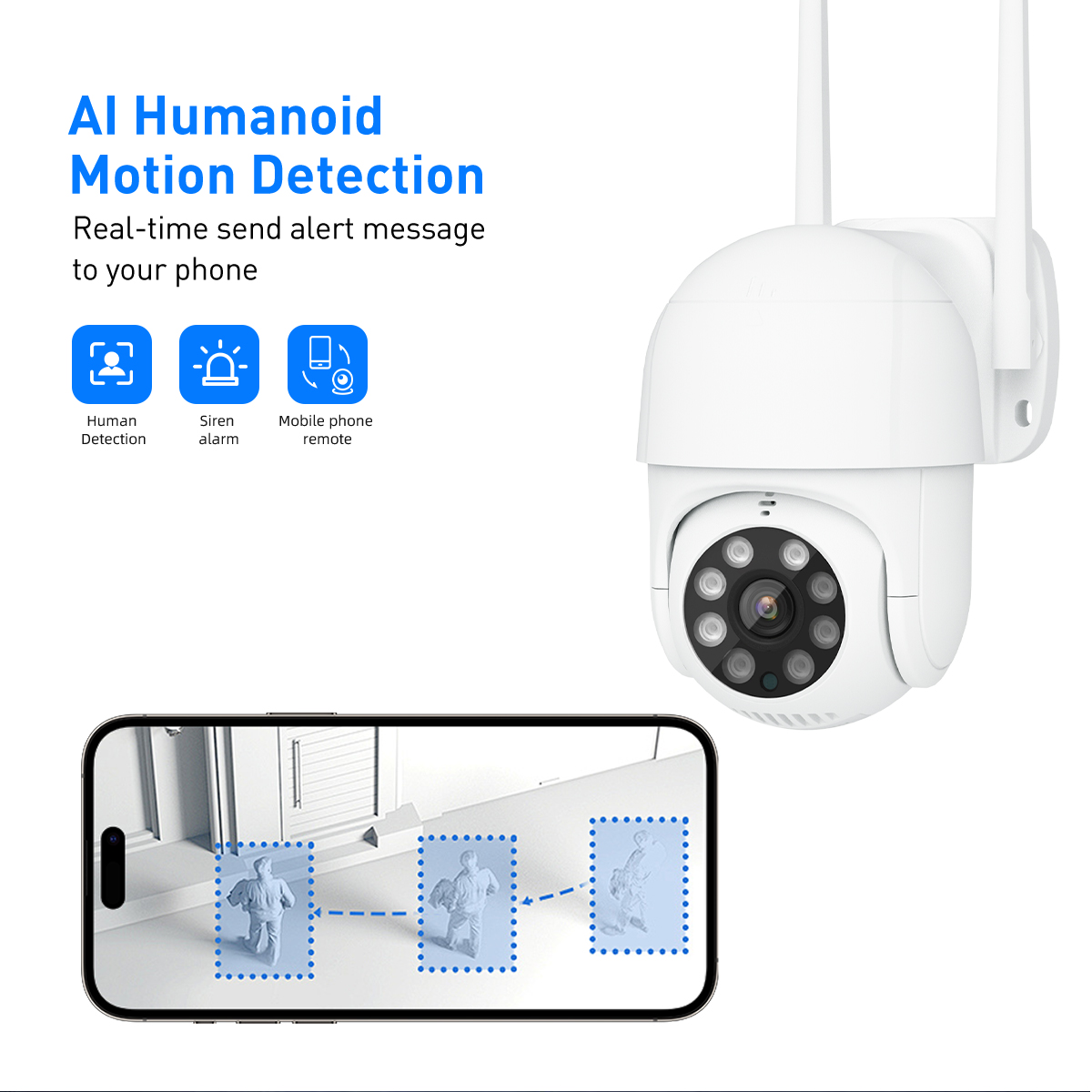 V380 RVP1 WiFi 3MP Waterproof Outdoor IPC factory
