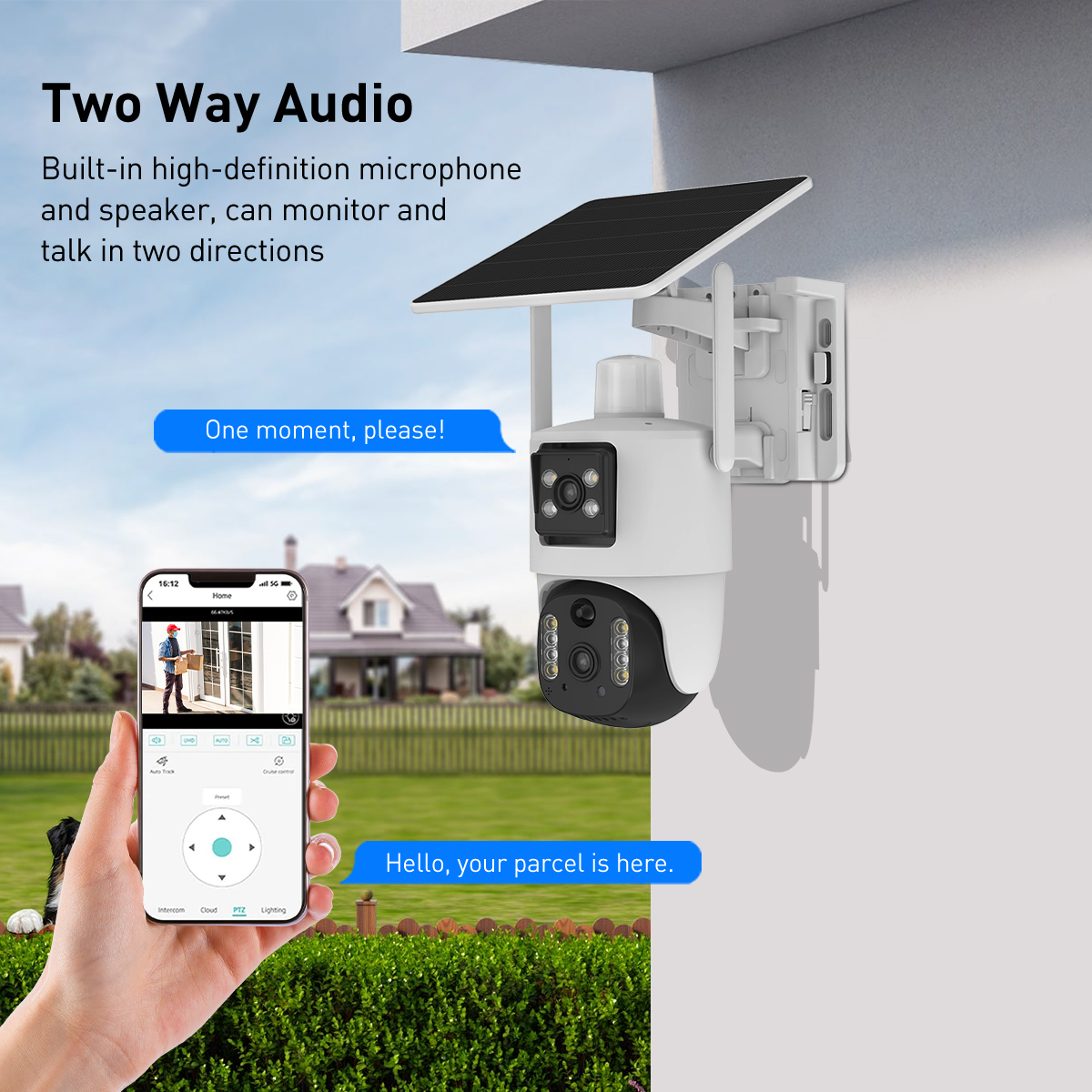 V380 RV5 WiFi Solar 2MP Waterproof Outdoor IPC supplier