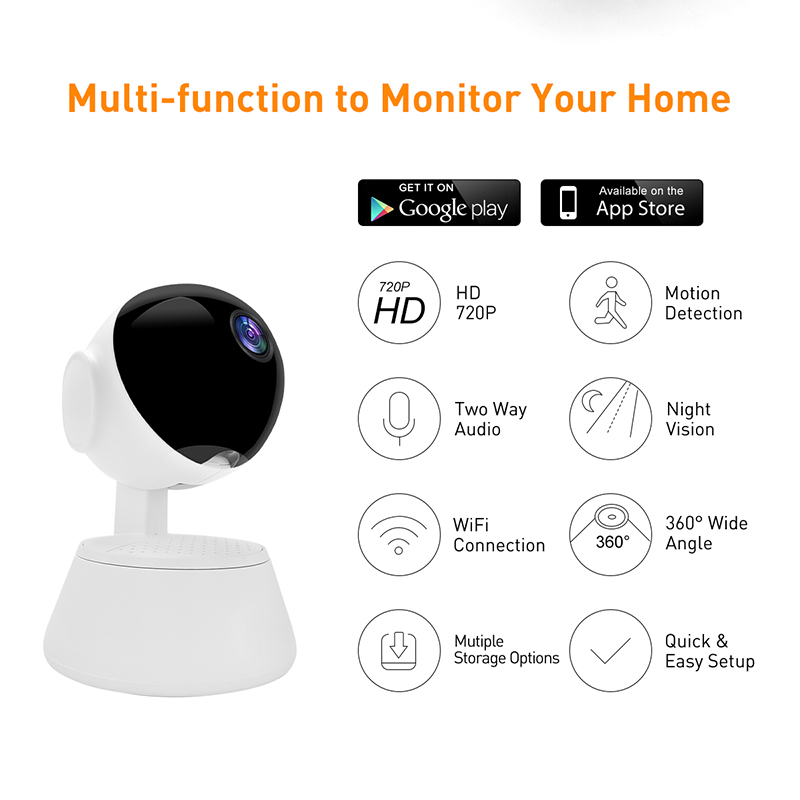 V380 RP14 WIFI 1MP PTZ ในห้อง IPC