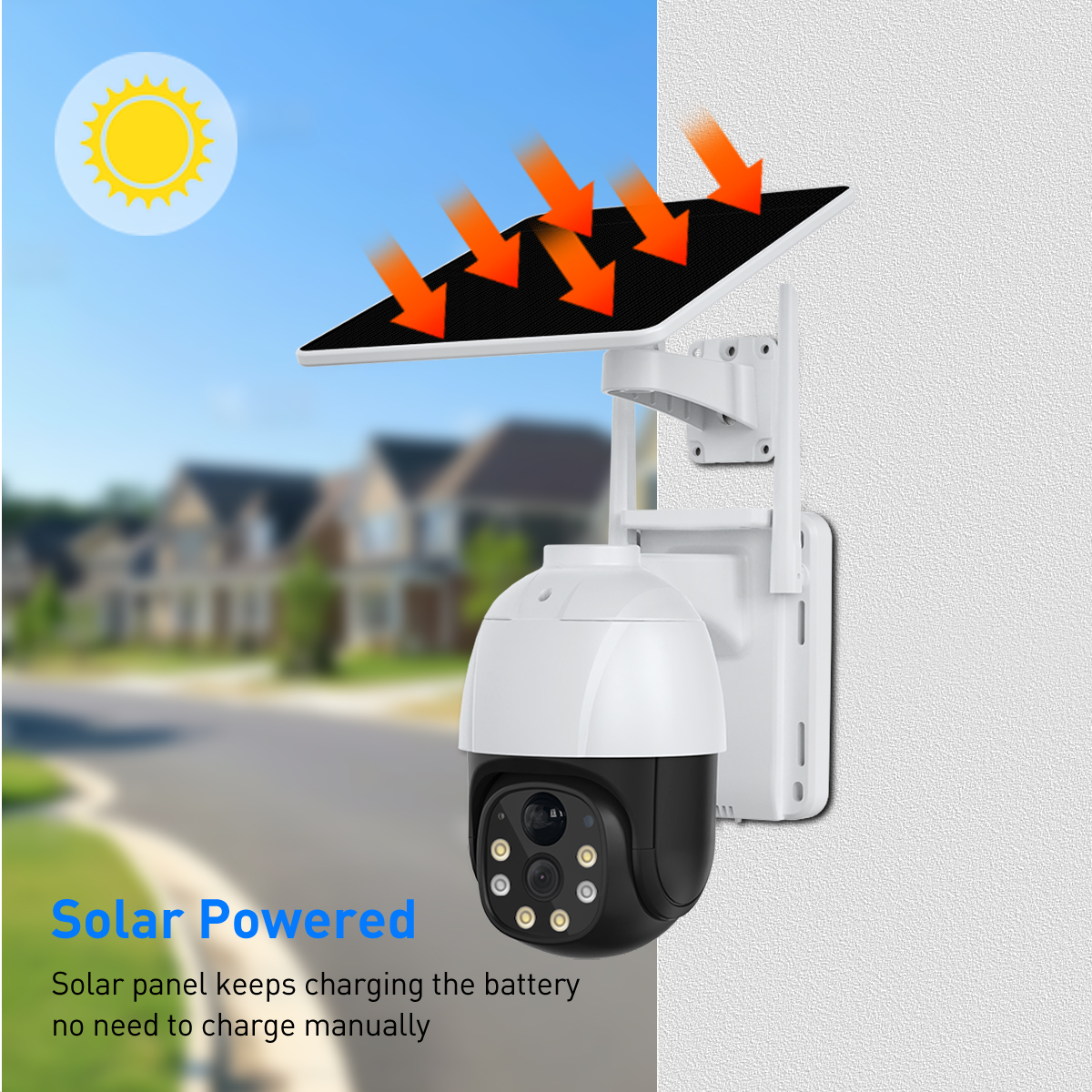 V380 RVP5 Plus 4G Solar 2MP Waterproof Outdoor IPC manufacture