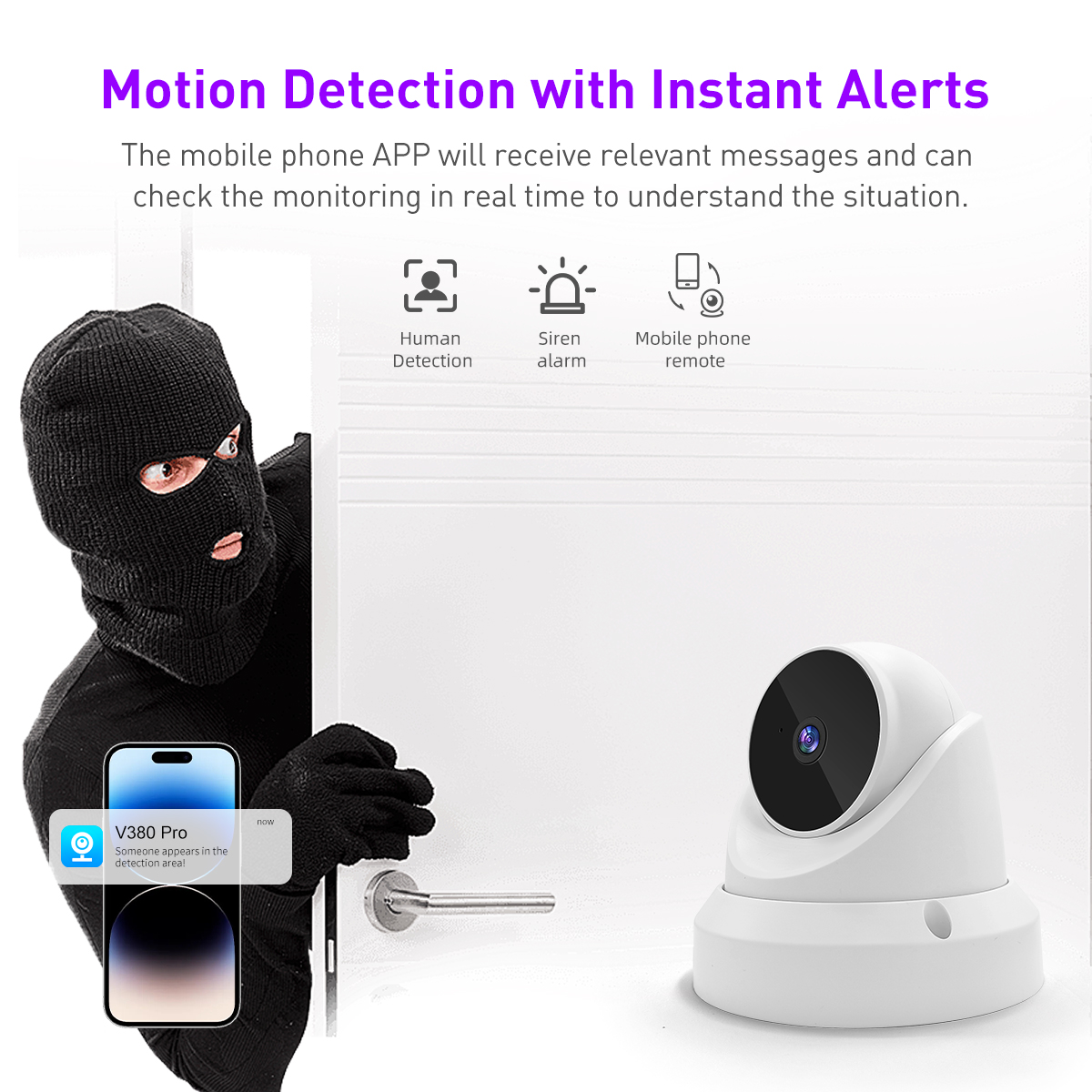 V380 RT1 WiFi 3MP Indoor Gunturret IPC details
