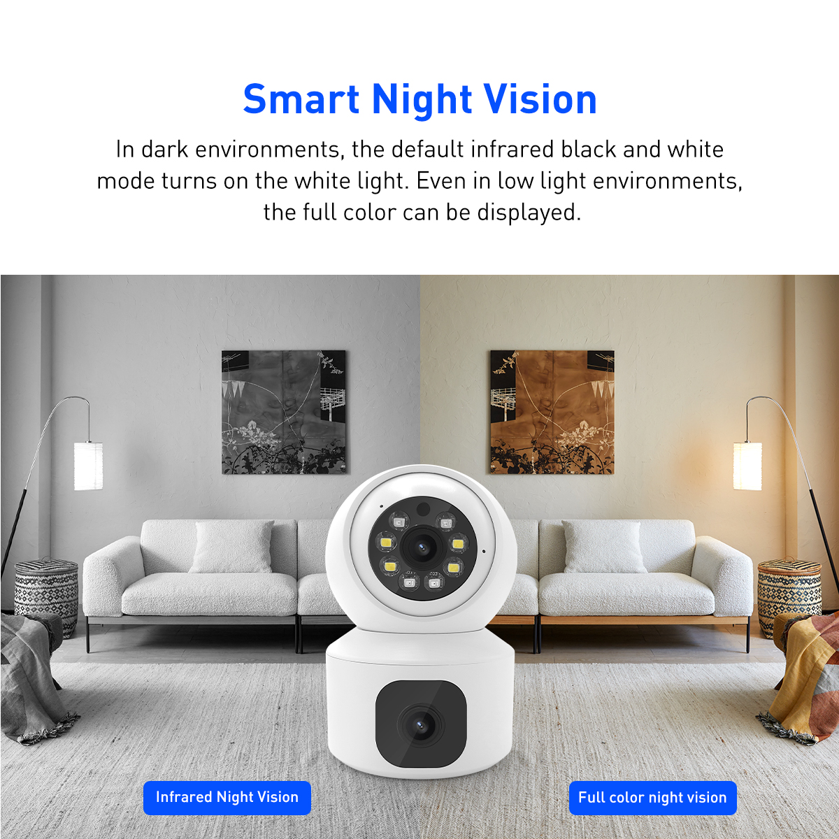 V380 RVBQ2 WiFi 2MP Indoor PTZ IPC factory
