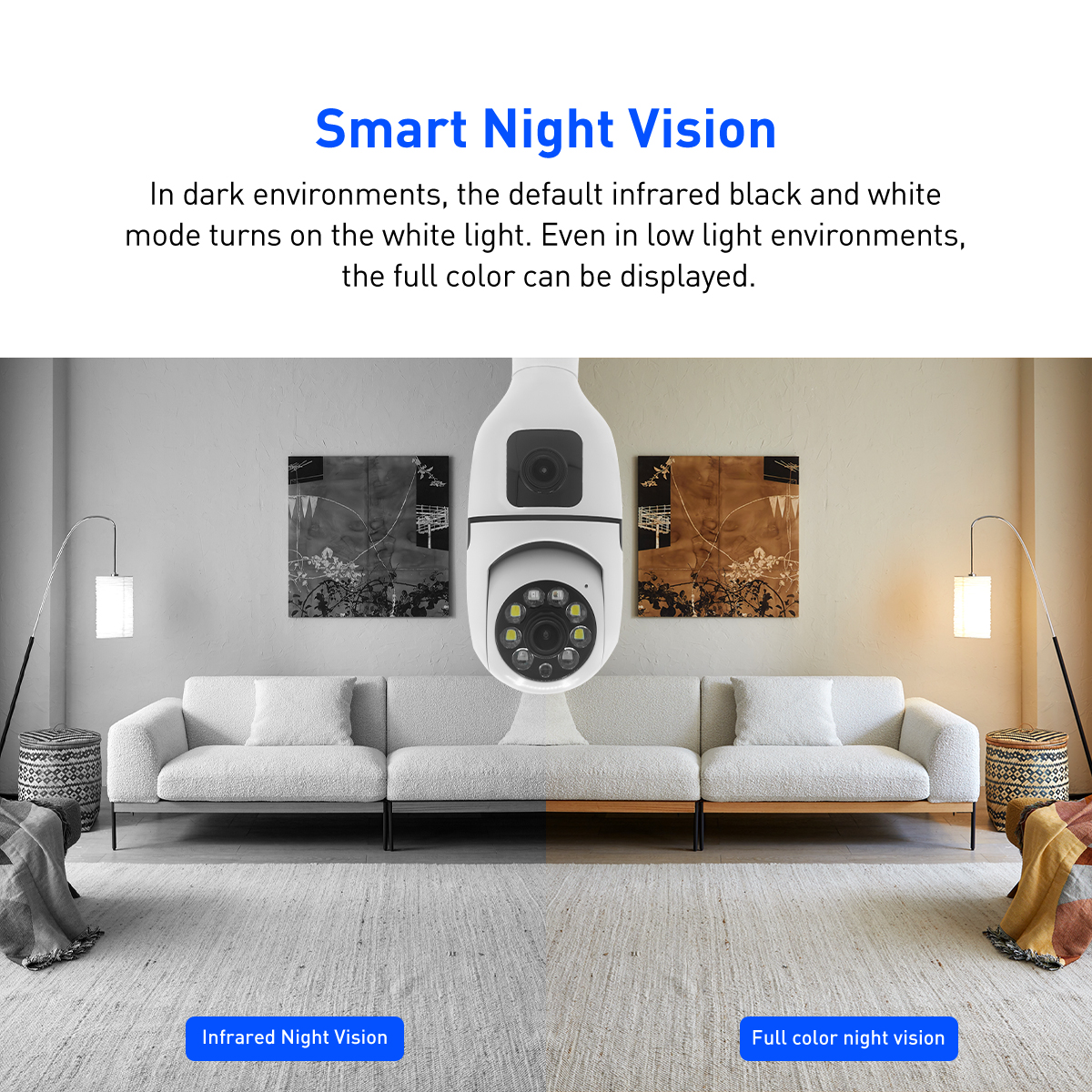 V380 RVSQ002 WiFi 2MP Bulb IPC details