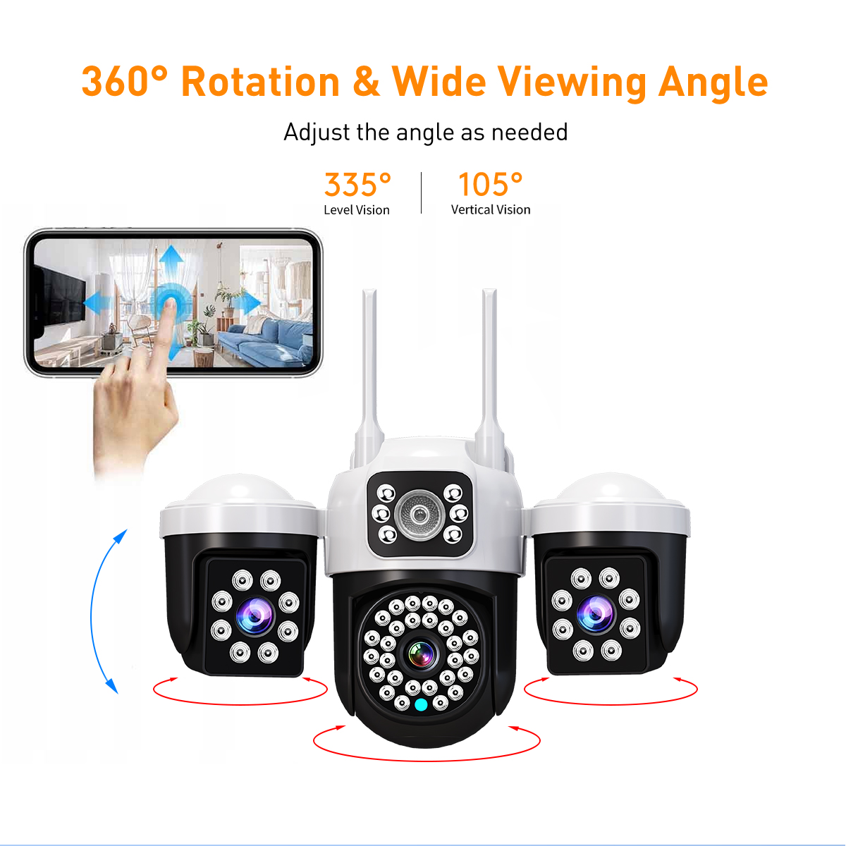 product v380 rv33 outdoor wifi dome camera 2mp2mp2mp dual lens night vision tf card cloud data motion detection hd security ptz cctv-12