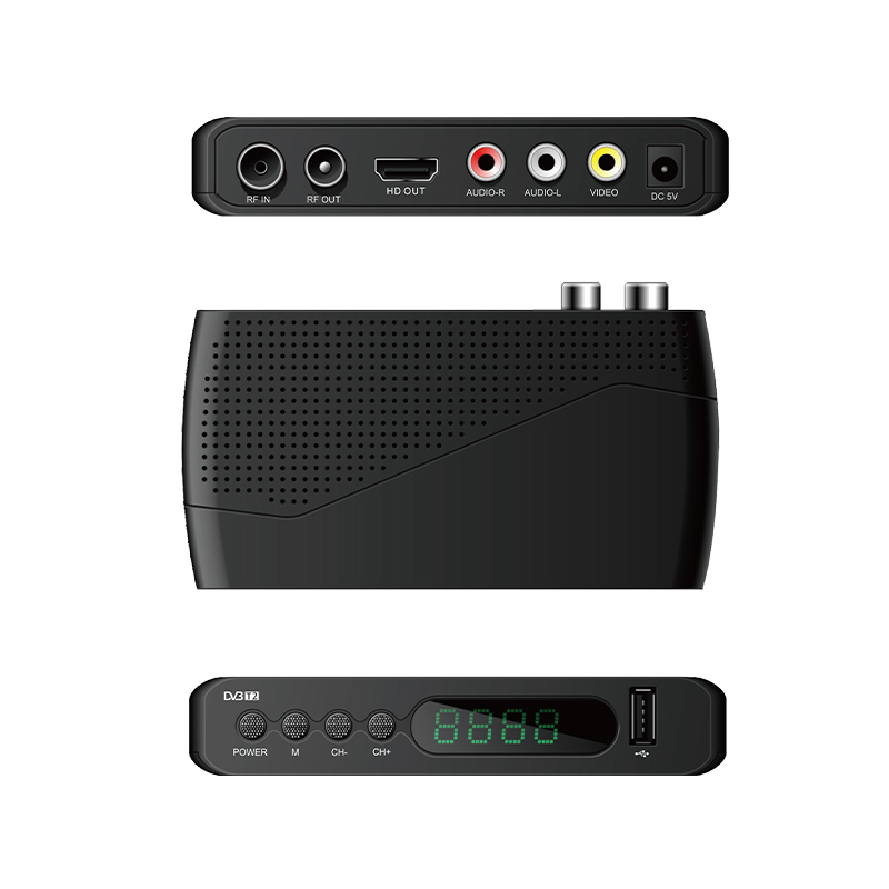 120mm มินิ-1 DVB-T2 รีซีฟเวอร์
